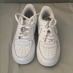 Kids White Nike shoes